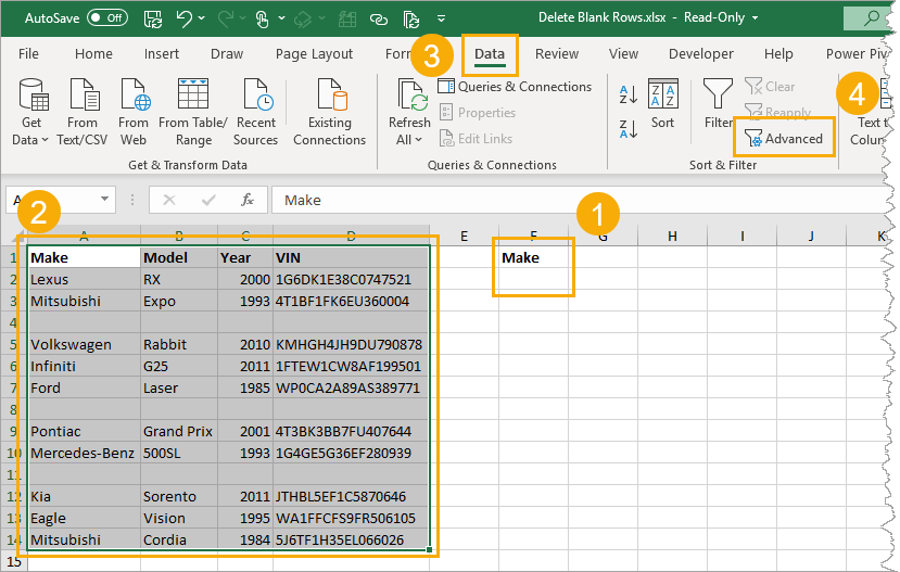 multiple filters in excel for mac 2011